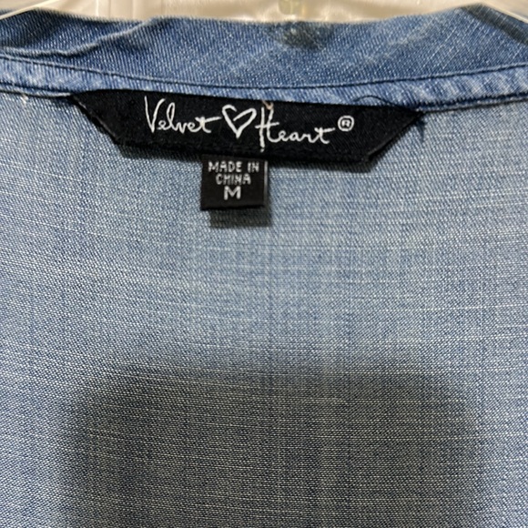 Velvet Heart Denim Blue Jean Dress - Picture 3 of 4